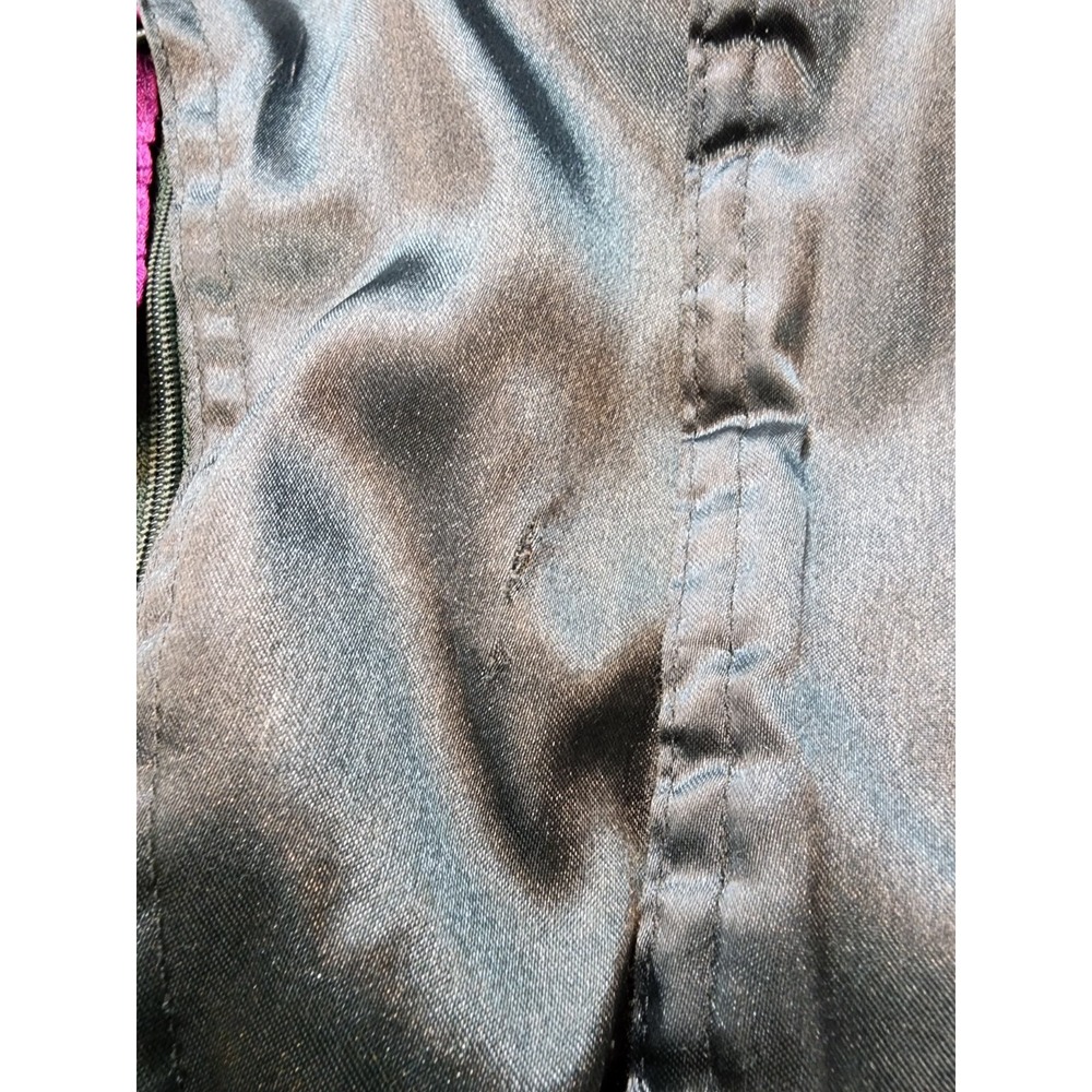 VINTAGE Pro Gear 90s Winter Ski Jacket Satin Nylon Womens Size Medium Jade Green - Picture 15 of 16